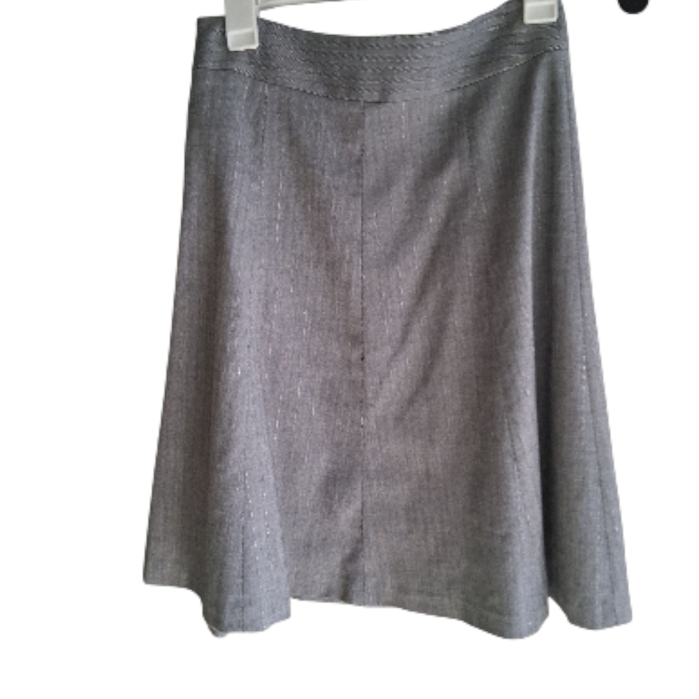 Covington Charcoal A-Line Skirt